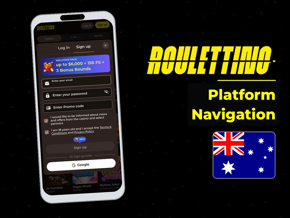 Roulettino - Platform Navigation