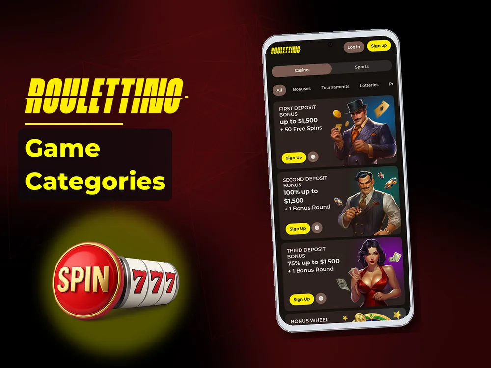 Roulettino - Game Categories