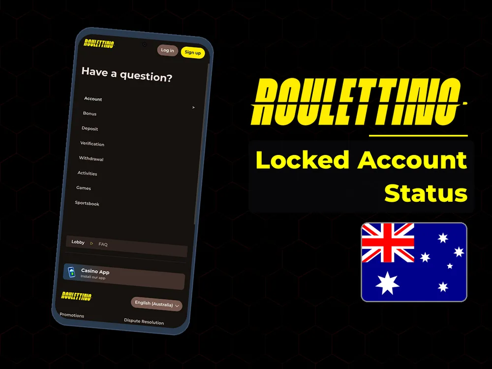 Roulettino - Locked Account Status