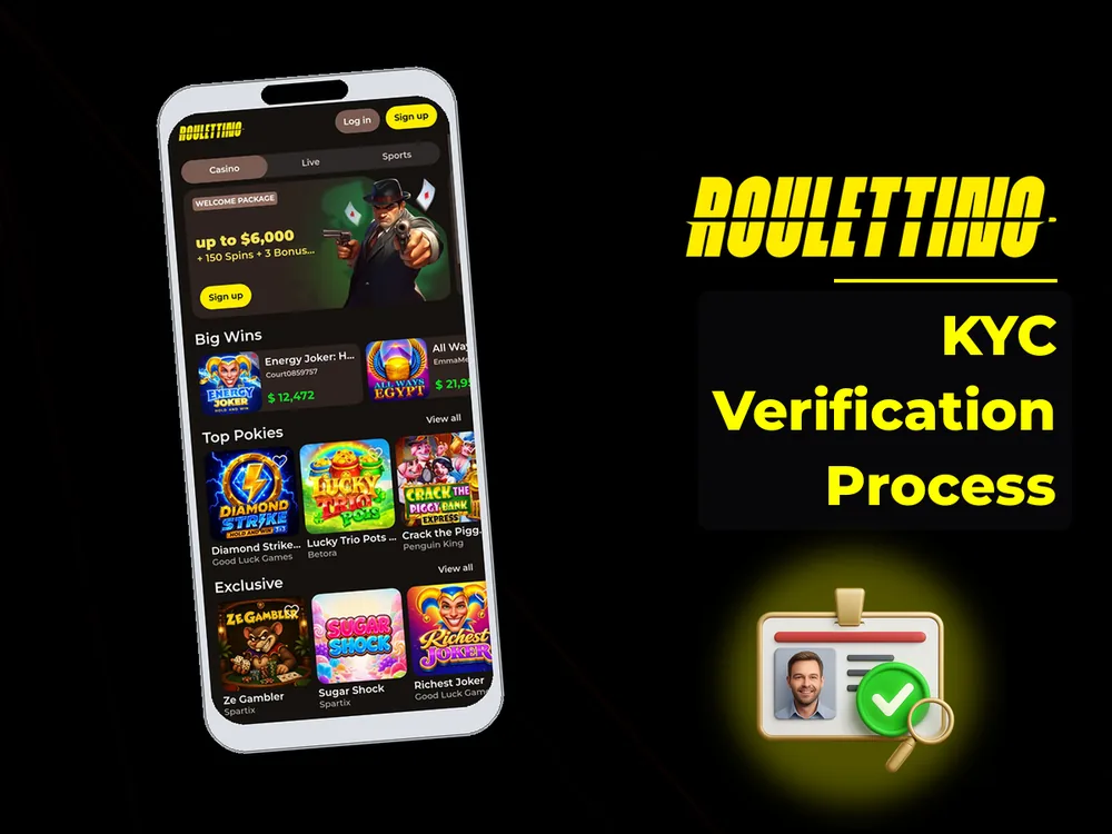 Roulettino - KYC Verification Process