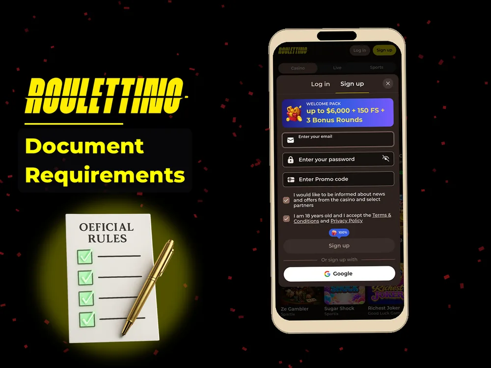 Roulettino - Document Requirements