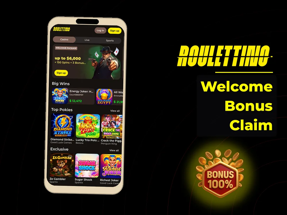 Roulettino - Welcome Bonus Claim