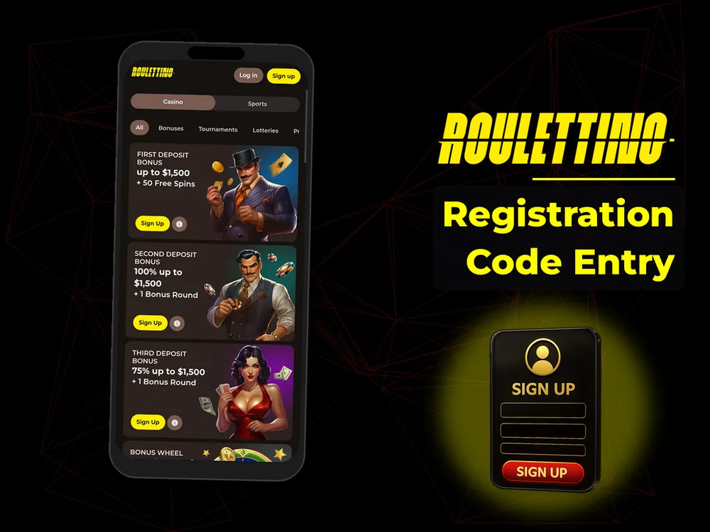 Roulettino - Registration Code Entry