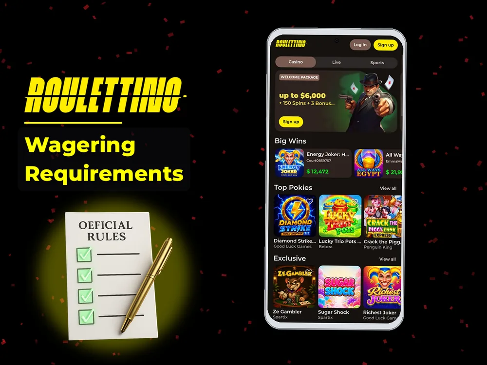 Roulettino - Wagering Requirements