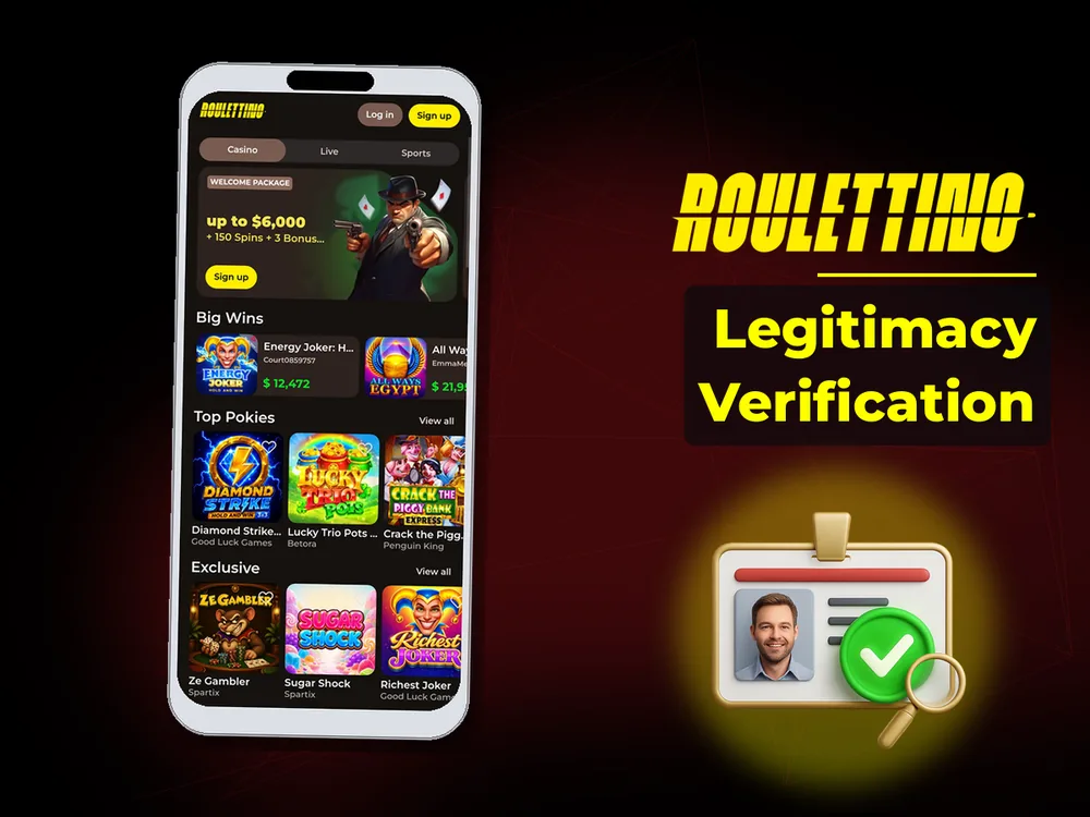 Roulettino - Legitimacy Verification