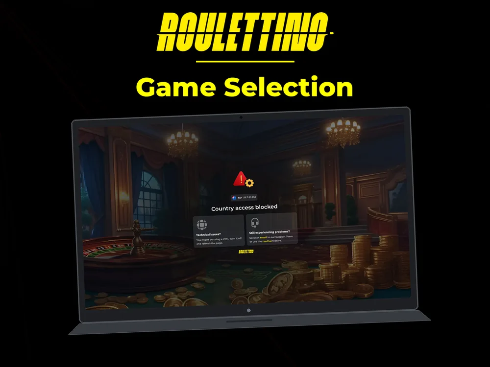 Roulettino - Game Selection