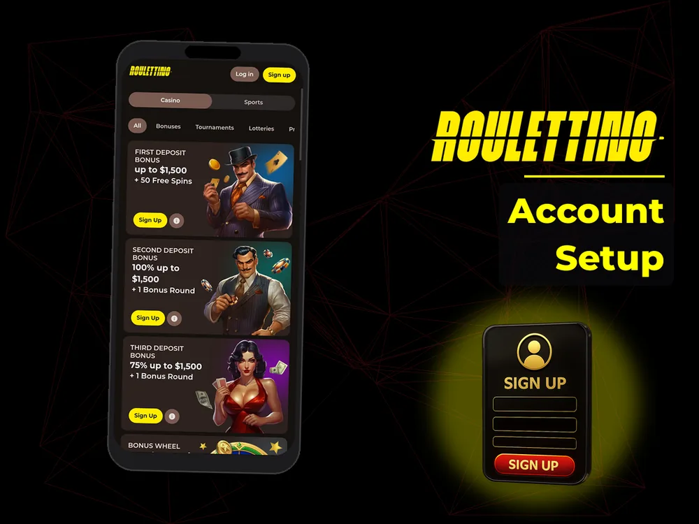 Roulettino - Account Setup