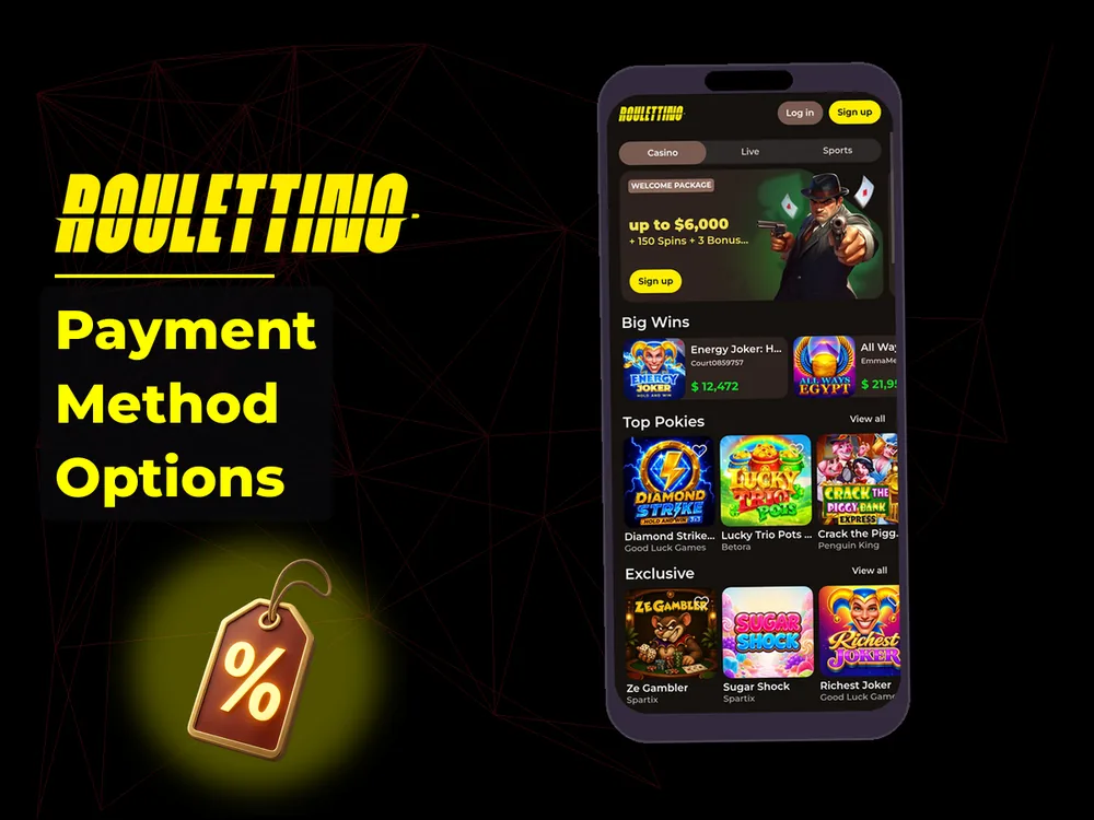 Roulettino - Payment Method Options