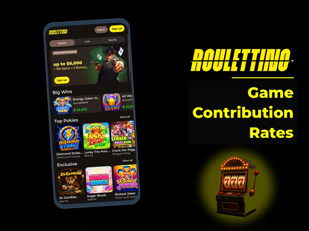 Roulettino - Game Contribution Rates