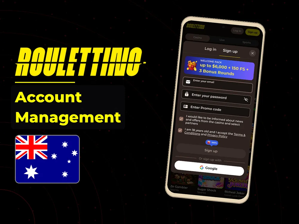Roulettino - Account Management