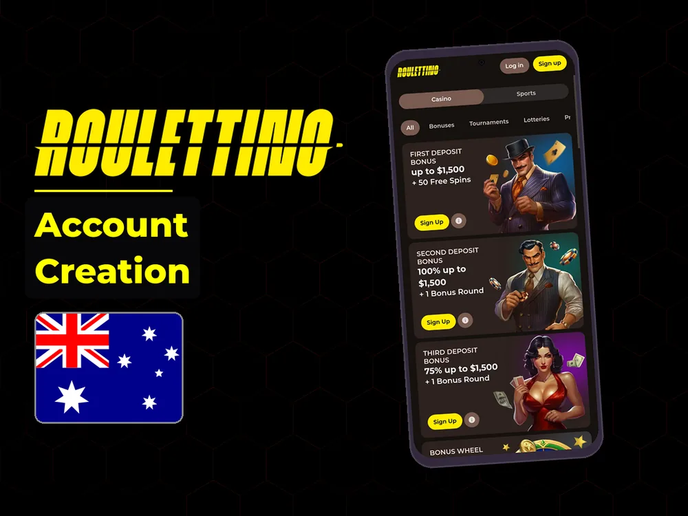Roulettino - Account Creation